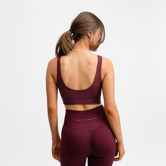 Sport-BH Rødbrun