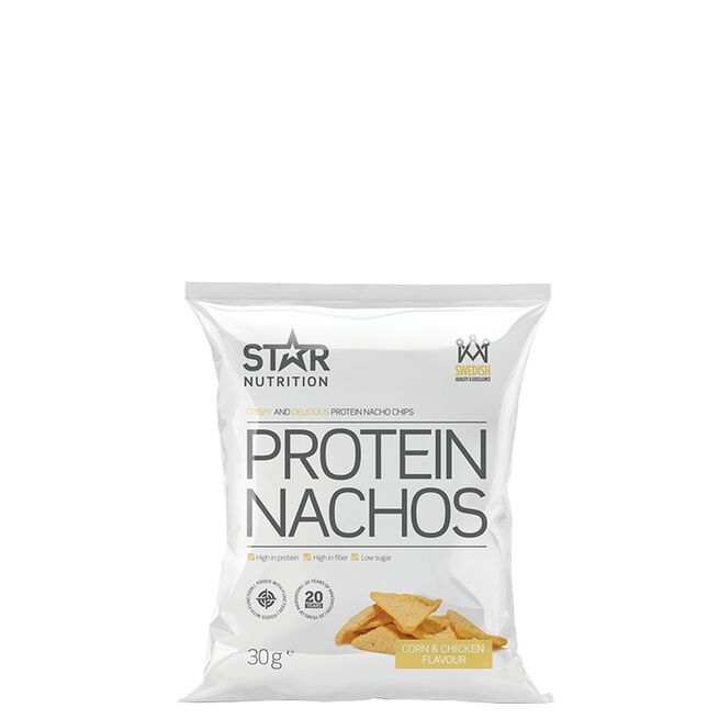 Protein Nachos, 30g Corn and Chicken