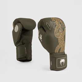 Venum Serpenti Boxing Gloves Kaki/Bronze/Ivory, 10oz  Serpenti Boksehandsker Khaki Bronze Ivory