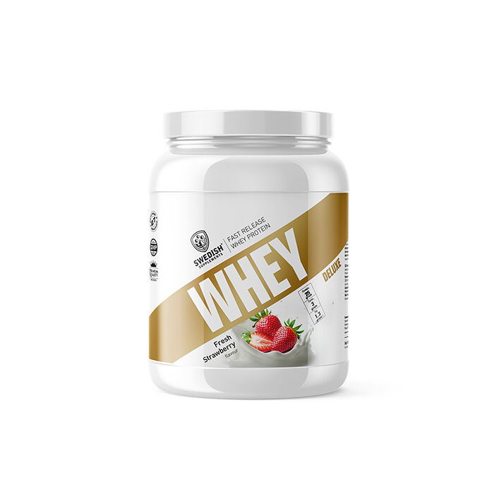 Whey Deluxe Whey Protein 900 g Fresh Strawberry