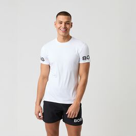 Borg T-shirt, Brilliant White, L  T-shirt Hvid