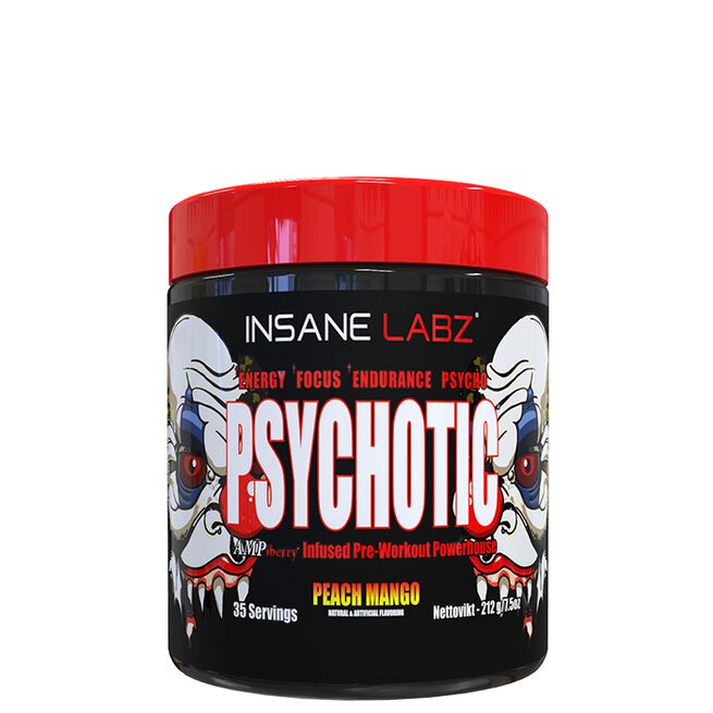 Psykotisk Pre-Workout 35 portioner Peach