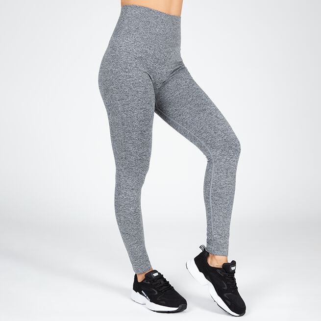 Gorilla Wear Quincy Seamless Leggings, Grey Melange