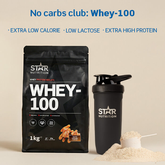 Whey-100 Valleprotein 1 kg Salted Caramel
