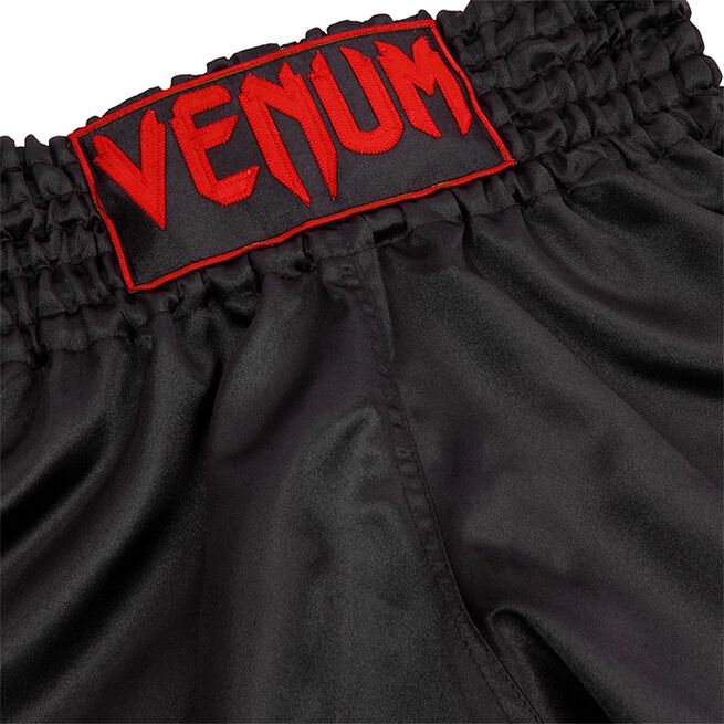 Klassiske Muay Thai Shorts Sort/Rød