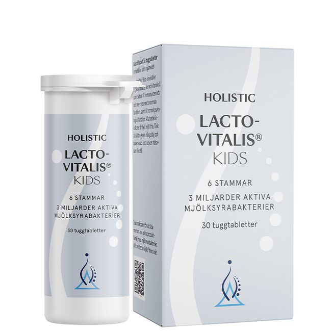 LactoVitalis Kids, 30 tyggetabletter