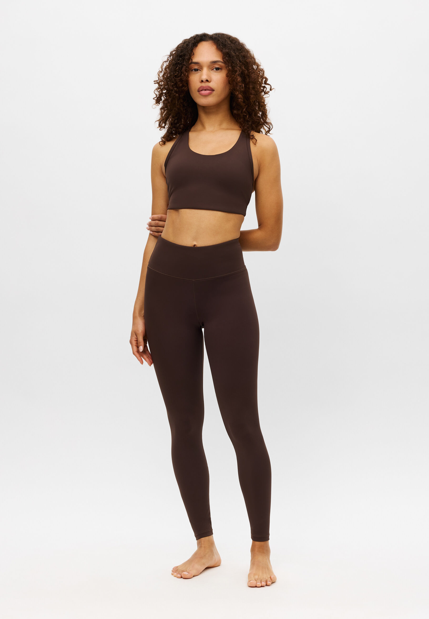 Legacy High Waist Tights Brun