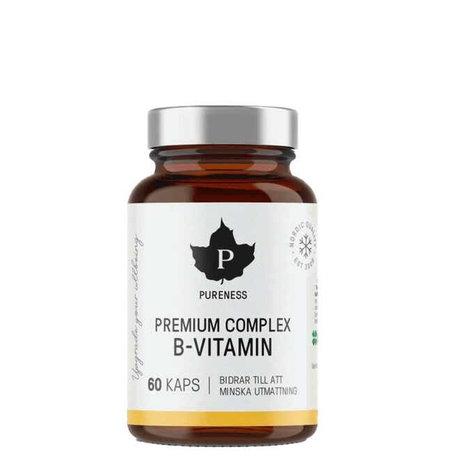 Premium Complex B-vitamin, 60 kapsler