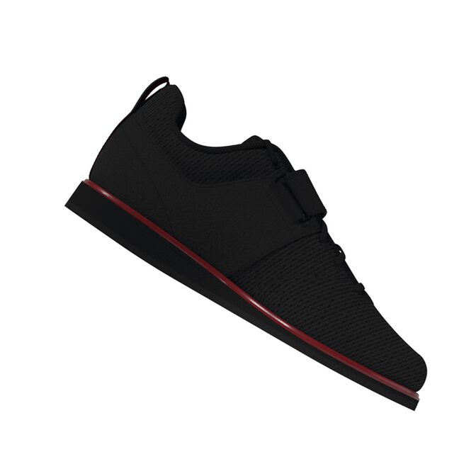 Powerlift 5 Sko Sort Hvid Rød