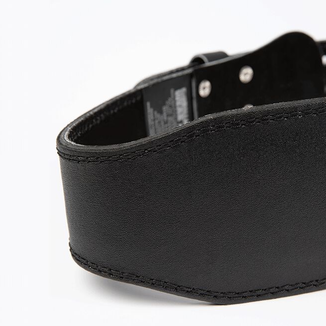 4 Inch Polstret Træningsbælte Læder Sort/Rød