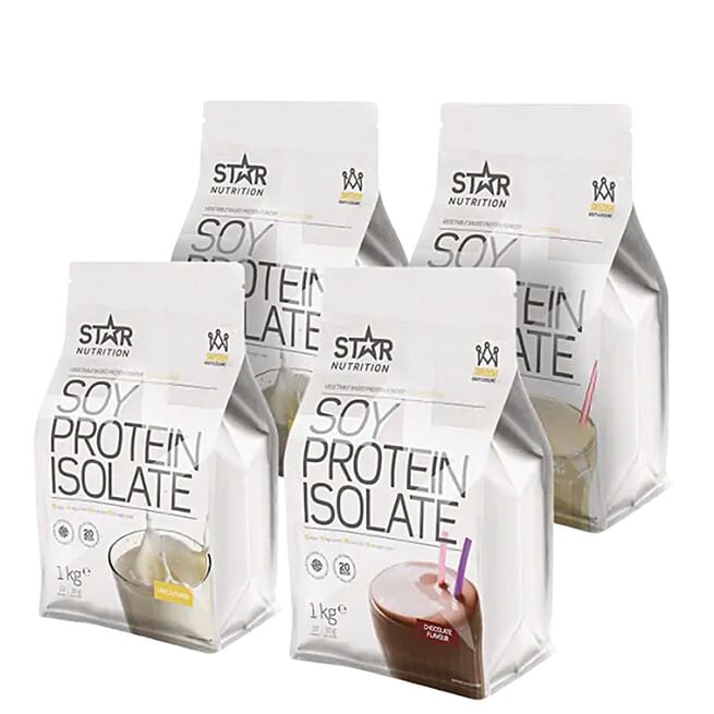 Mix&Match: 4 x Sojaproteinisolat Sojaproteinisolat 1 kg
