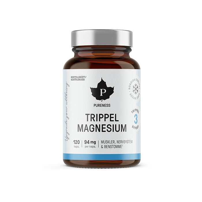 Trippel Magnesium 120 kapsler