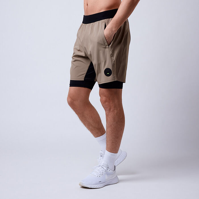 Rep 2 in 1 Shorts Khaki