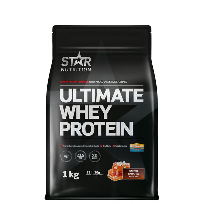 Ultimate Whey Valleprotein 1 kg Salted Caramel