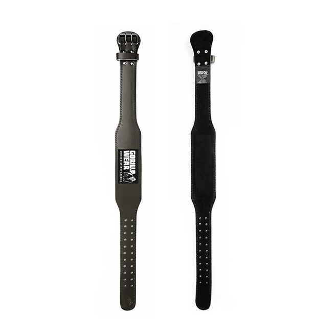 4 Inch Polstret Træningsbælte Læder Militærgrøn