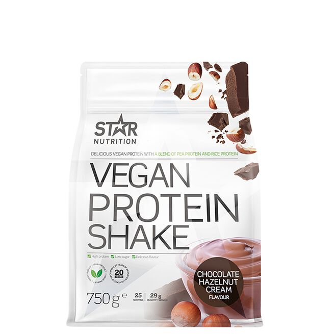 Star Nutrition Vegan Protein Shake 750 g Chocolate hazelnut