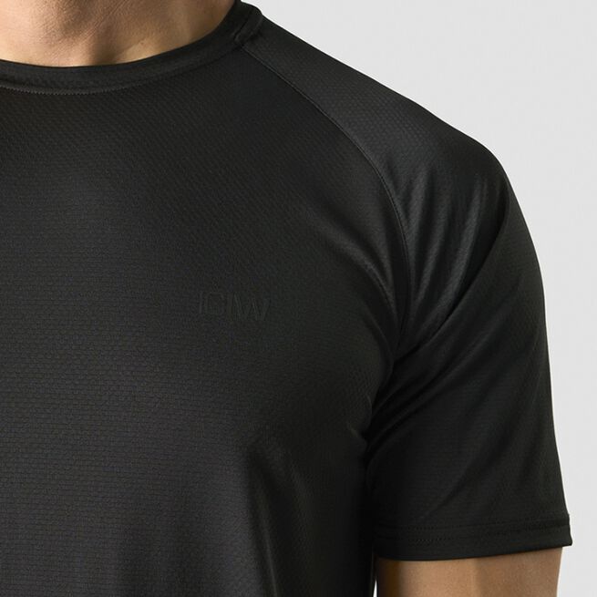Stride Raglan T-shirt, Black