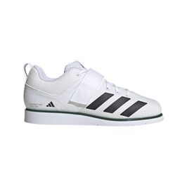 Adidas Powerlift 5, White/Black/Green, 42 2/3  Powerlift 5 Sko Hvid Sort Grøn