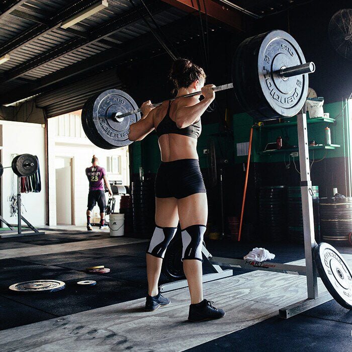 RX Knee Sleeves 5mm Hvid/Sort