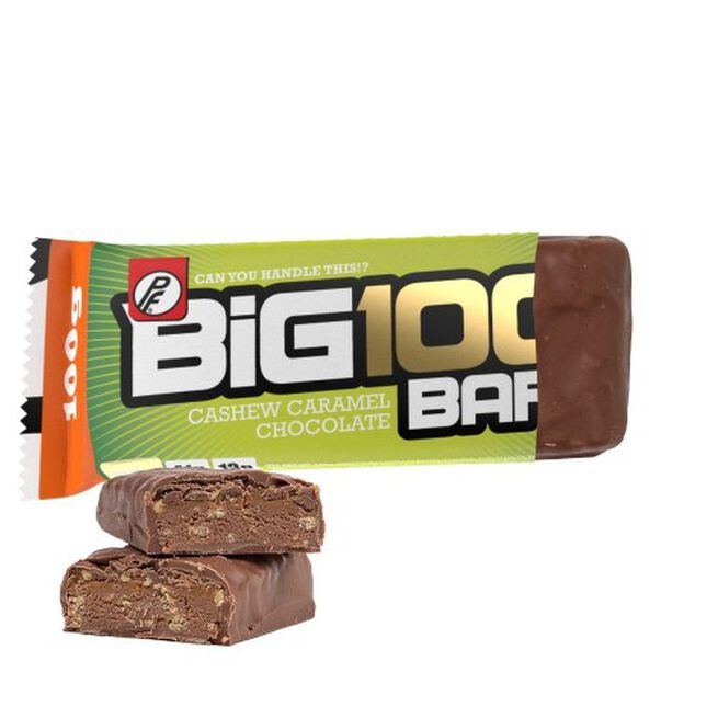 Big 100 Protein Bar, 100g Cashew Karamell Sjokolade