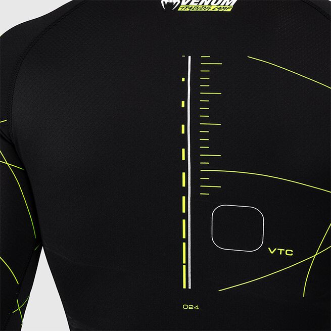 Training Camp 4.0 Rashguard Langærmet Sort Grøn