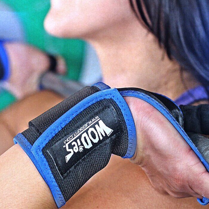 WODies Grip and Wrist Support Blue