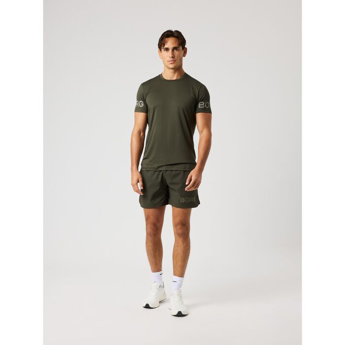 Borg T-shirt Brun
