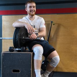 RX Knee Sleeve 5mm Arctic/White, XS  RX Knæstøtte 5mm Hvid
