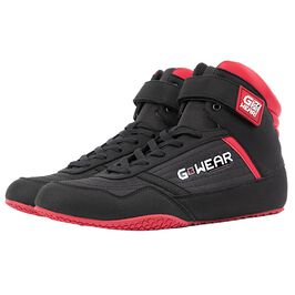Classic High Tops, black/red, 36  Classic High Tops, black/red