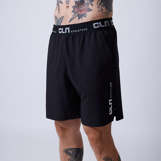 CLN Dino Stretch Shorts, Black