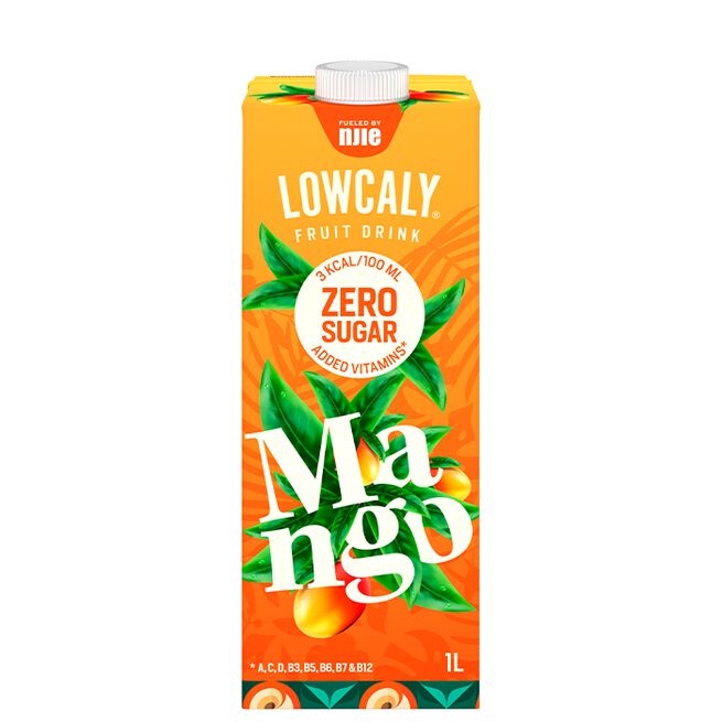 Lowcaly Frugtdrik 1000 ml Mango