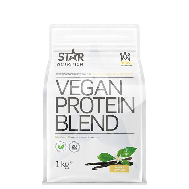 Vegansk proteinblanding 1 kg Vanilj
