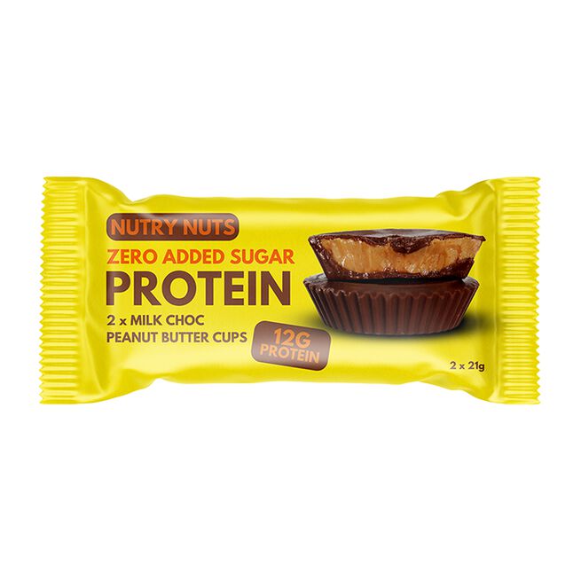 Låda Nutry Nuts Protein Peanut Butter Cups 42 g Milk Chocolate