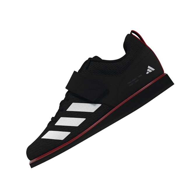 Powerlift 5 Sko Sort Hvid Rød