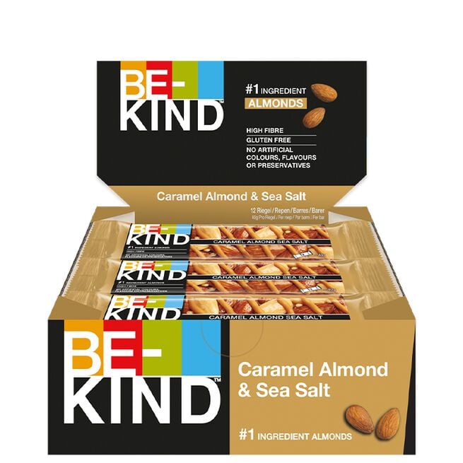 12 x BeKind Core Bar 40 g Caramel Almond & Sea Salt Caramel Almond & Sea Salt