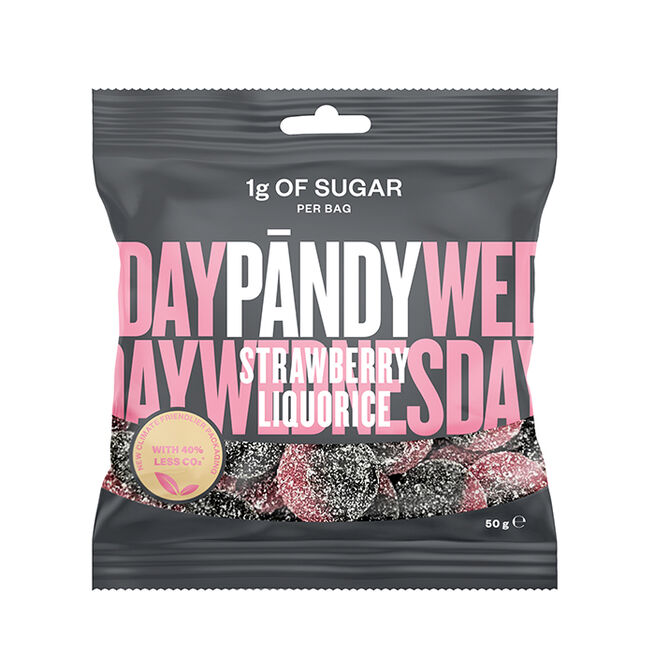 Pändy Candy 50 g Strawberry/Liquorice by Klara,