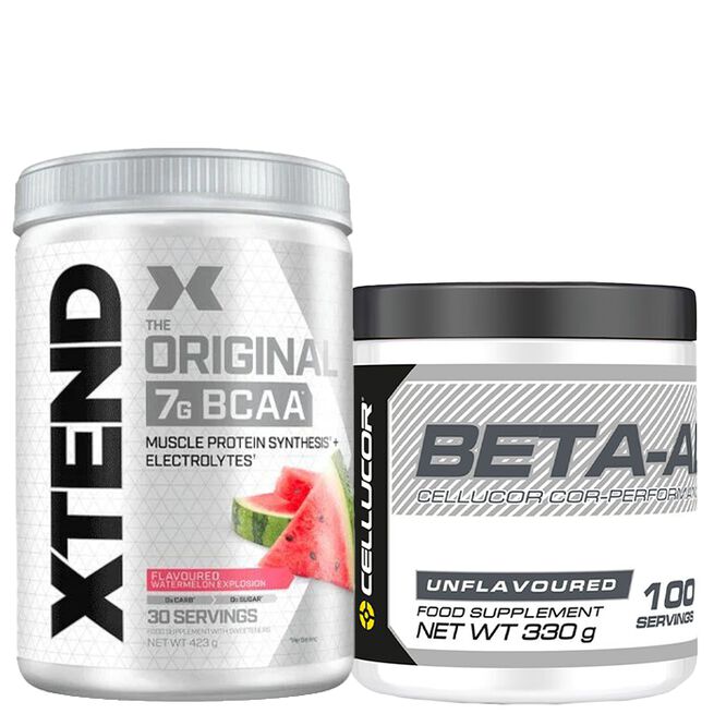 Xtend BCAA 30 portioner + COR-Performance Beta Alanine 330 g