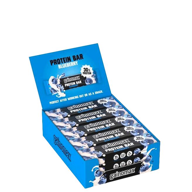 15 x Gainomax Protein Bar 60 g Blueberry