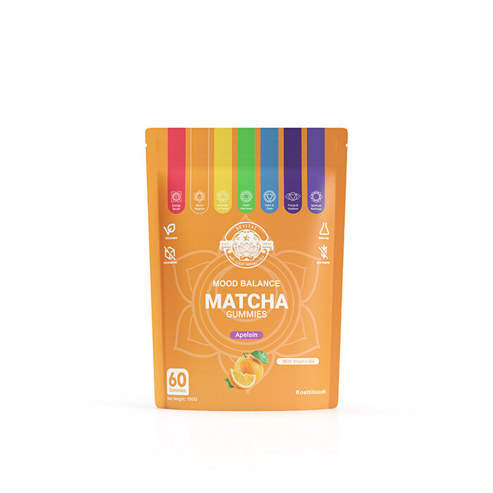 Matcha 60 Gummier Apelsin