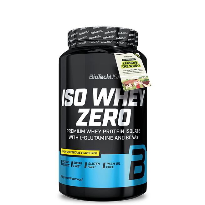 Iso Whey Zero Laktose reduceret Valleproteinisolat 908 g Lemon Cheesecake
