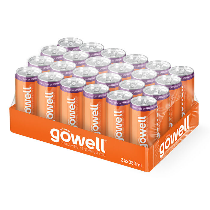 24 x GoWell Functional Drink kasse 33 cl Tropical