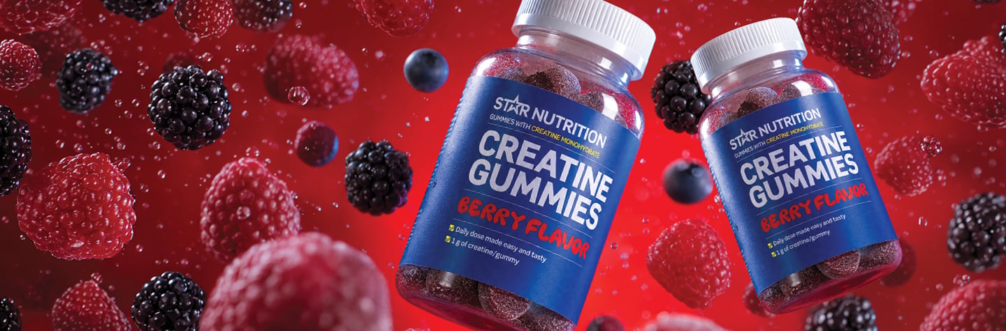 Nyhed Creatine gummies - berry smag