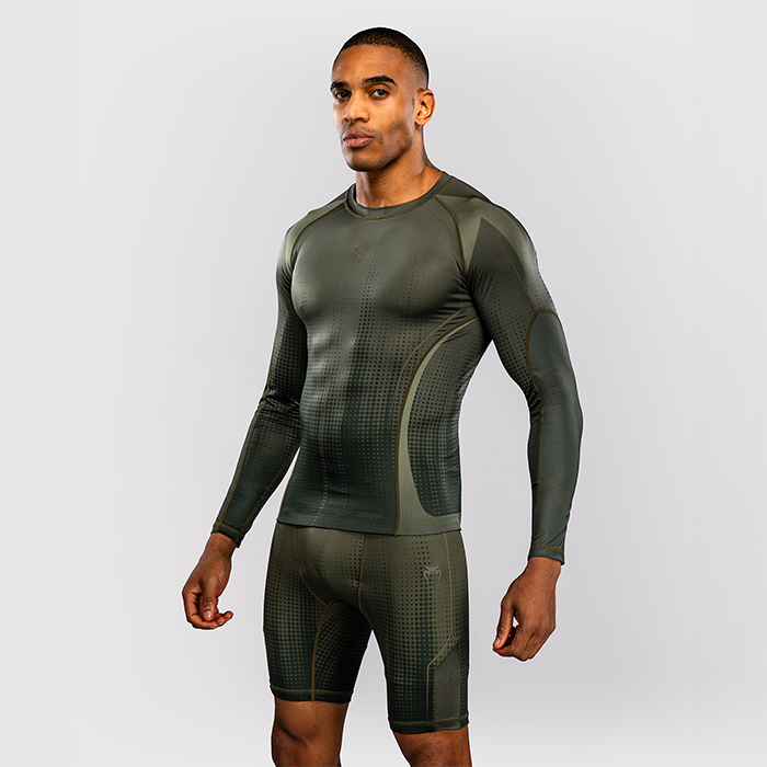 Venum Stealth Lang&aelig;rmet Rashguard Khaki Gr&oslash;n