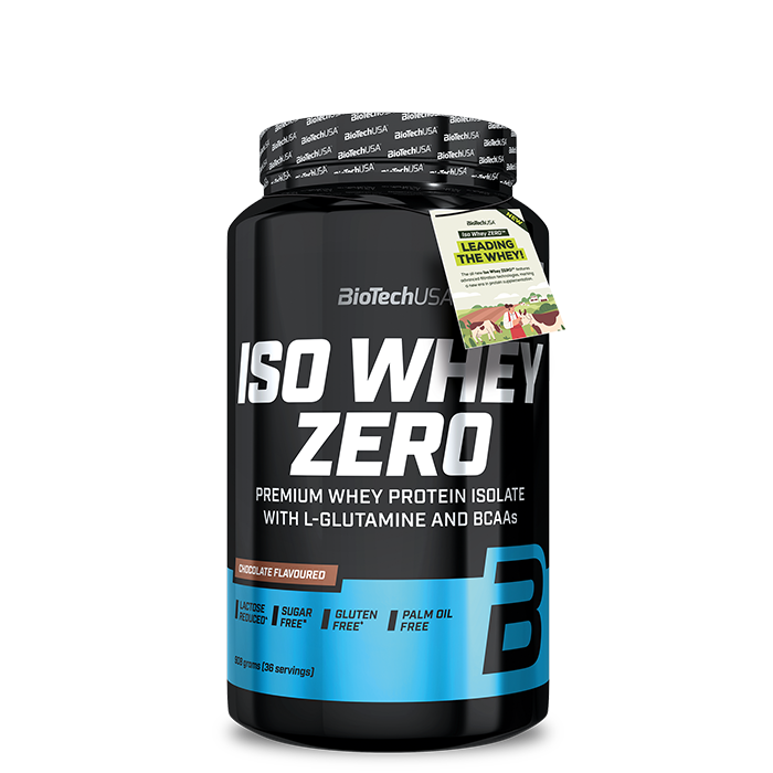 Iso Whey Zero Laktose reduceret Valleproteinisolat 908 g chocolate