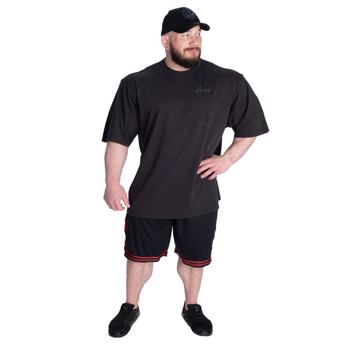Washed T-shirt Sort