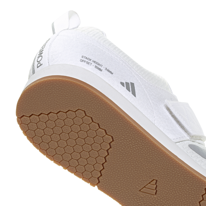 Adidas Powerlift 5 V&aelig;gtl&oslash;ftningssko Hvid/S&oslash;lv