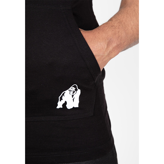Loretto Hooded Tank Top, Black