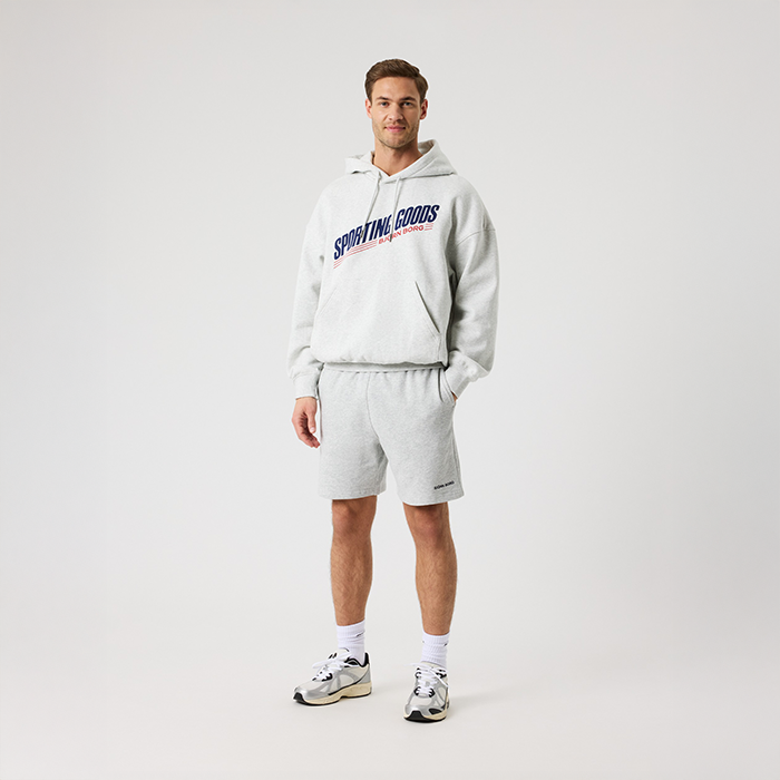 Oversized Hoodie Lysegr&aring;