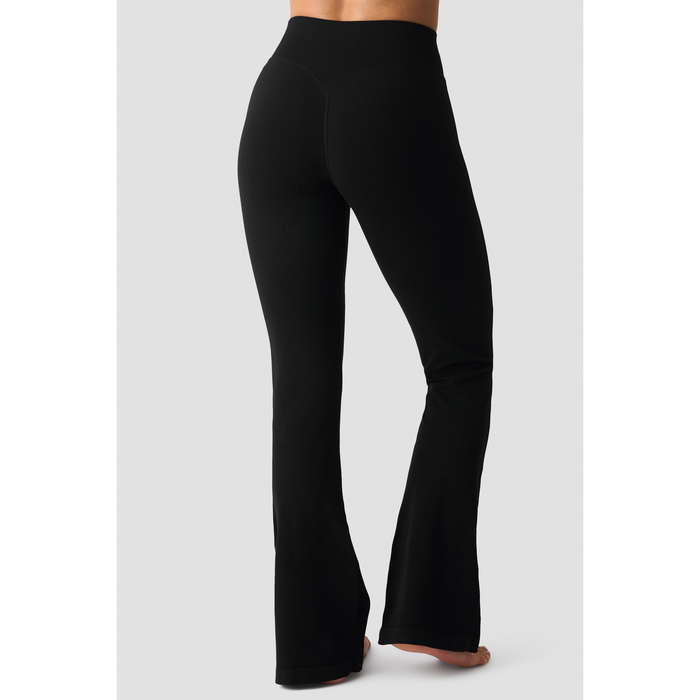 Smooth Seamless Udsv&aelig;ngede Tights Sort