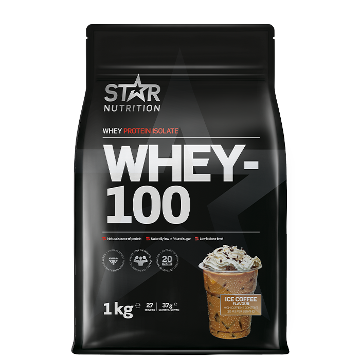Whey-100 Valleprotein 1 kg Ice Coffee